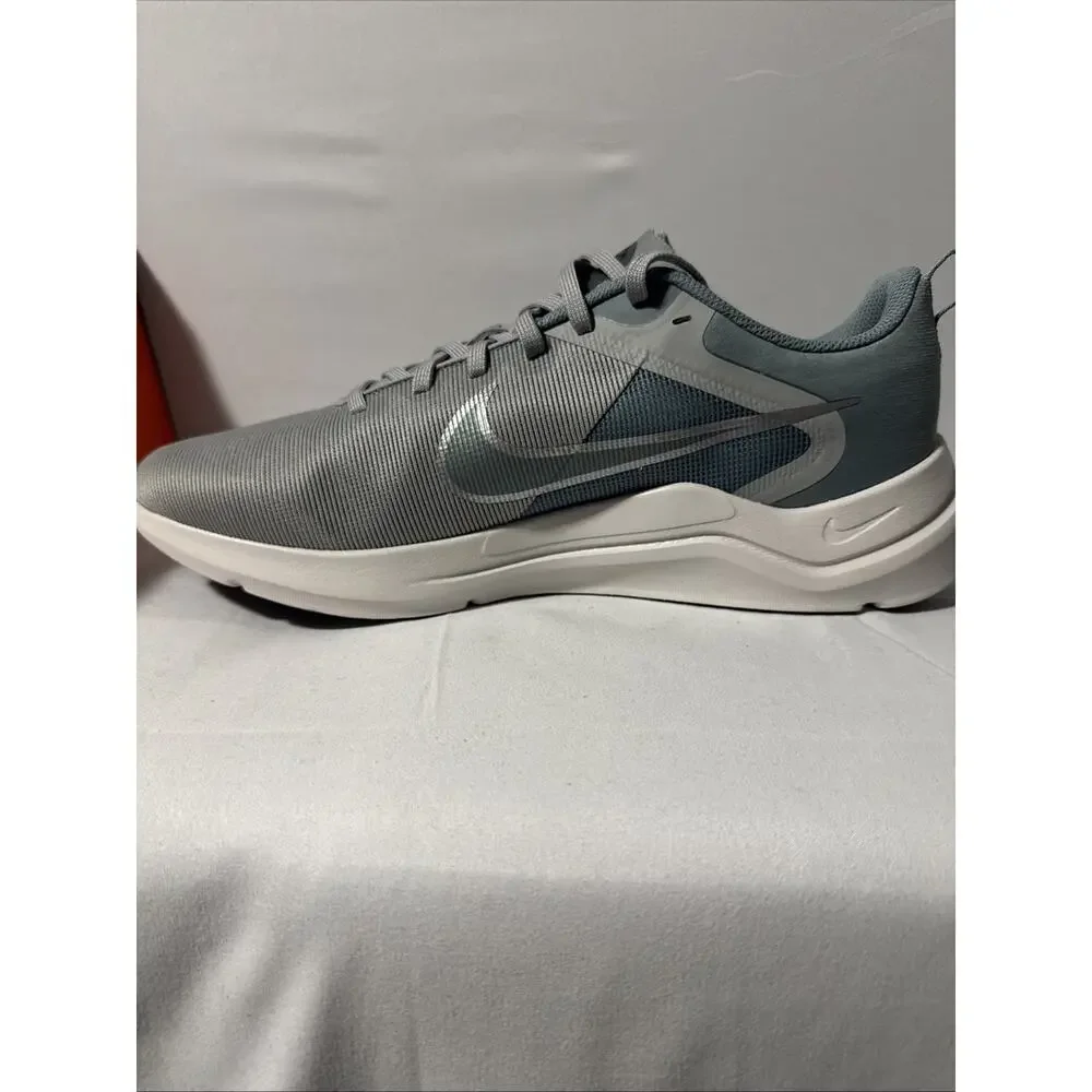 Nike Downshifter 12 Mens 11.5 Lt Smoke Grey Cool Running Sneakers Shoes NEW NIB
